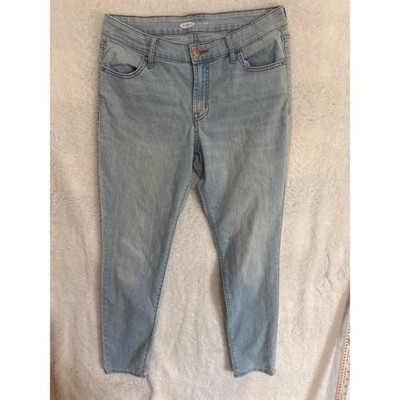 Old Navy Womens Size 10 Light Wash Denim Super Skinny Ankle Jeans