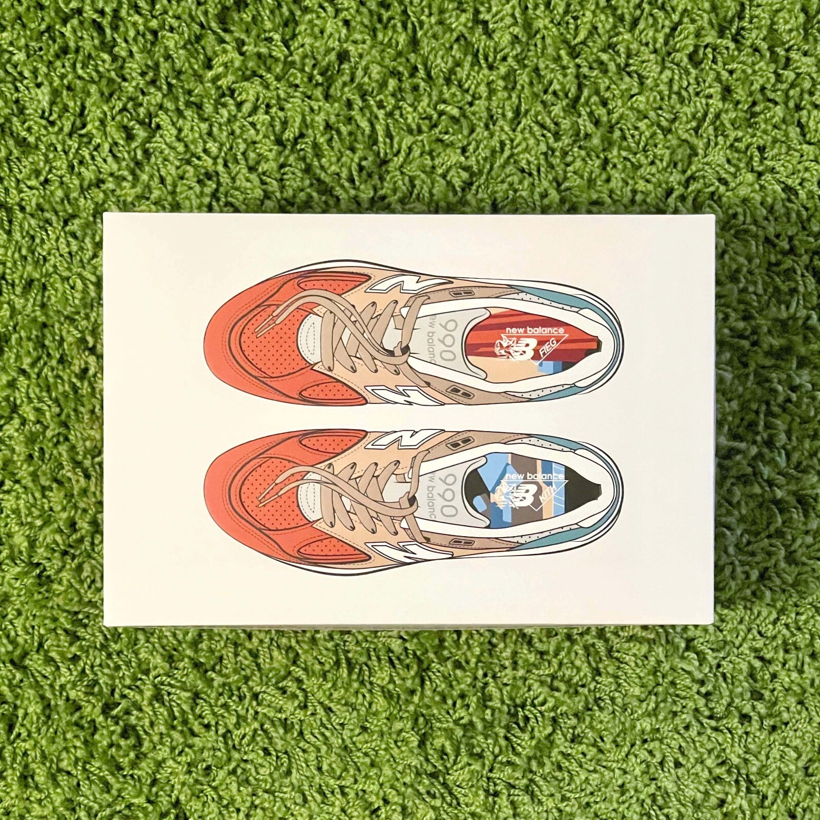 KITH × New Balance 990V2 Cyclades 30cm NEW BALANCE x KITH 990v2 Cyclades Sz 5.5/7 | eBay