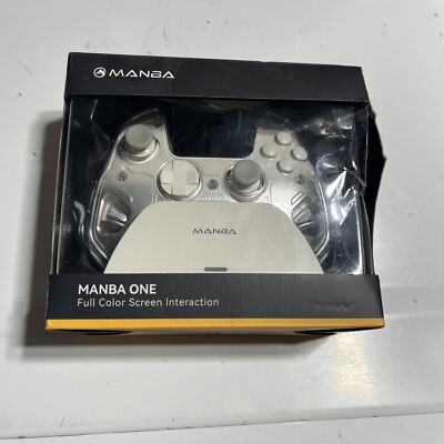 Manba One White Controller - Full Color Screen Interaction LCD Open Box
