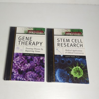 The New Biology set Of 2: Gene Therapy & Stem Cell Research Hardcover (JP2)