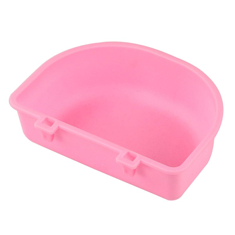 Hang-on Bowl For Pet Dog Cat Crate Cage Foods Water Bowl Bird Cage Bathing Bowl