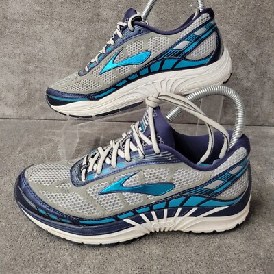 Brooks Dyad 8 Walking Running Sneakers Shoes Womens Size 8 Blue Gray Athletic