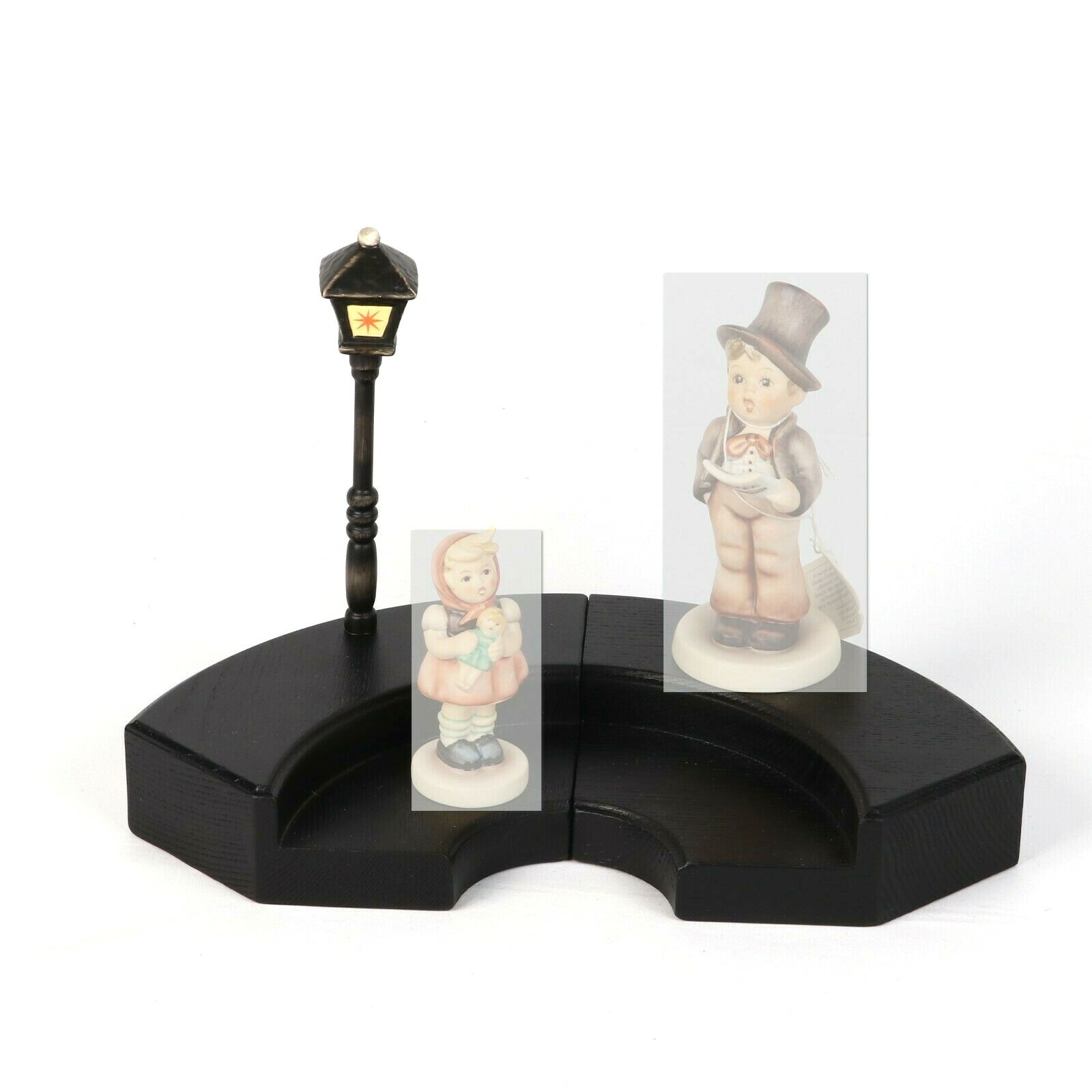 Hummel Figurines - Street Light Two Tier Display Base Mint Condition!