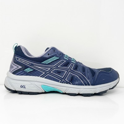 

Asics Womens Gel Venture 7 1012A477 Синие кроссовки для бега Размер 9 W, Синий, Gel Venture 7