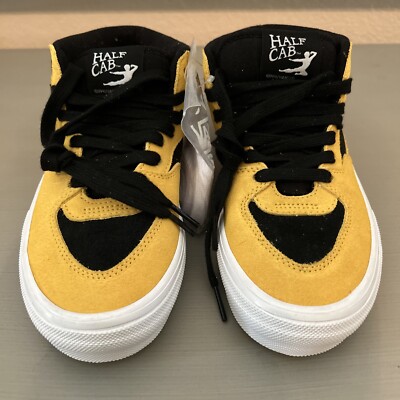 VANS x BRUCE LEE SKATE HALF CAB BLACK AND YELLOW SHOES Men s Size 6