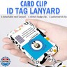 ID Badge Holder with Breakaway Lanyard, Retractable Badge Reel,Lanyards for Id Badges，Work Name Tag Breakaway Lanyard ID Card Protector Case for Teacher Nurse Work Office(Paw and Bone)