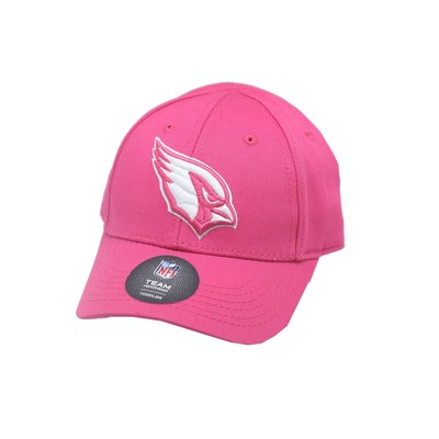 Arizona Cardinals NFL Toddler Girls One Size Fits Most Pink Hook and loop HatNew