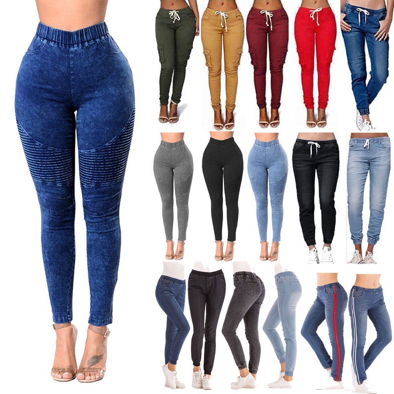 denim joggers women's uk
