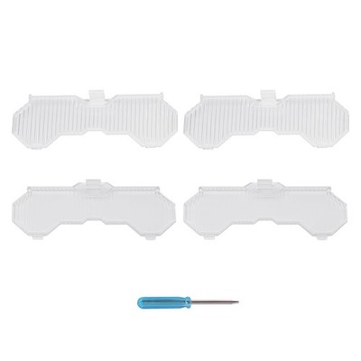 4Pcs Transparent Flood Light Cover For Maxpeedingrods Driving Lights Waterproof