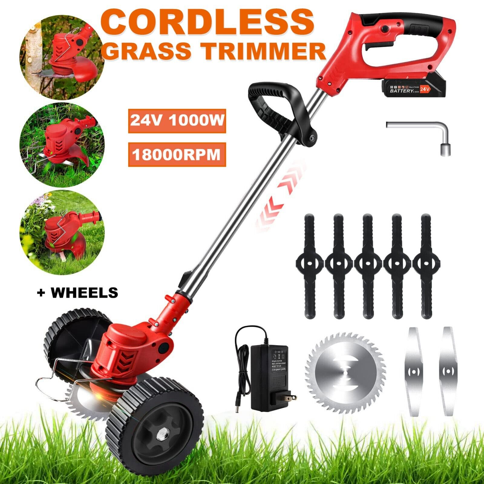 Edger Yard Grass String Trimmer Cutter Mower