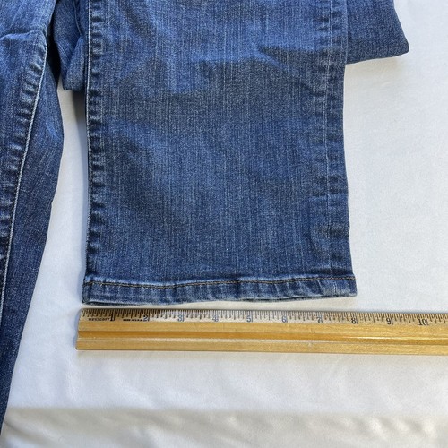 Chaps Jeans Madden Straight Cotton Blend Denim Blue Women's Plus Sz. 16W