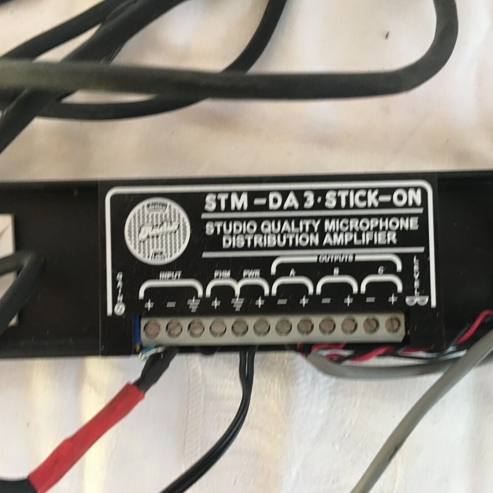 RDL STM-DA3 Mic Distribution Amplifier Electrical and Audio