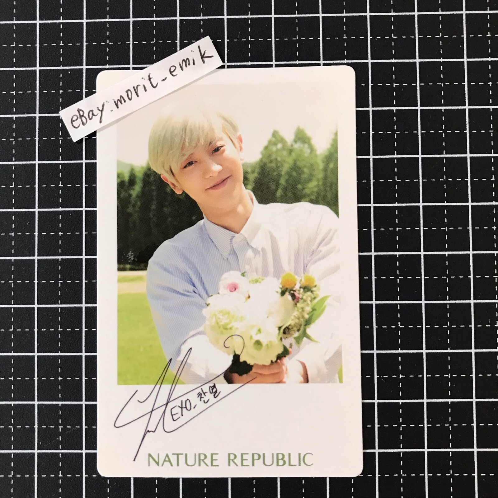 exo ネイリパ セフン トレカ nature republic