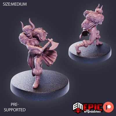 Dwarf Princess DnD Dungeons and Dragons Female Miniature - Epic Miniatures 28mm