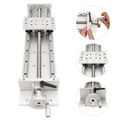 400mm Manual Sliding Table SFU1605 Ballscrew Linear Stage Actuator W/ Handwheel