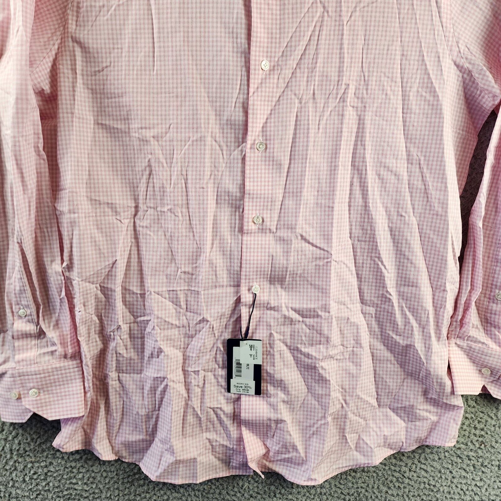 Peter Millar Crown Crafted Renato Sport Shirt Men's L Spring Bloom Long Sleeve - Picture 4 of 12