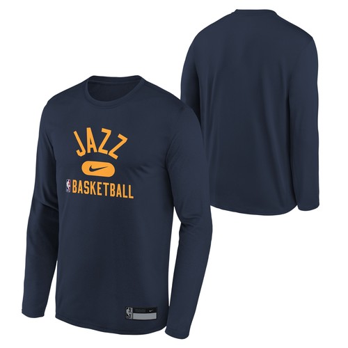 Футболка с длинными рукавами Nike NBA Youth Utah Jazz Essential Practice