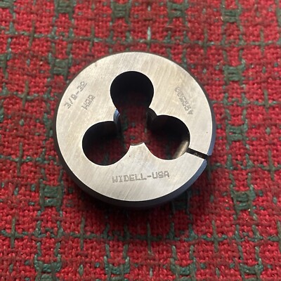 3/8-32 X 1-1/2'' HIGH SPEED STEEL ROUND ADJUSTABLE DIE USA.   NOS
