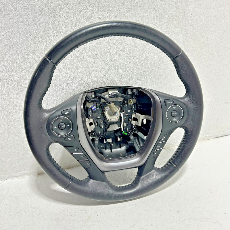Used 2016 - 2018 Honda Pilot EX-L Steering Wheel Black Leather OEM