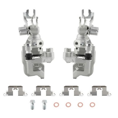 Set of 2 Rear Brake Calipers For Ford Fusion 06-12 All Engine Sedan 6E5Z2553A