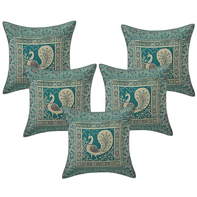 Decor Floor Cushion Brocade Jacquard Decorative Hippie Gypsy Pillow Meditation