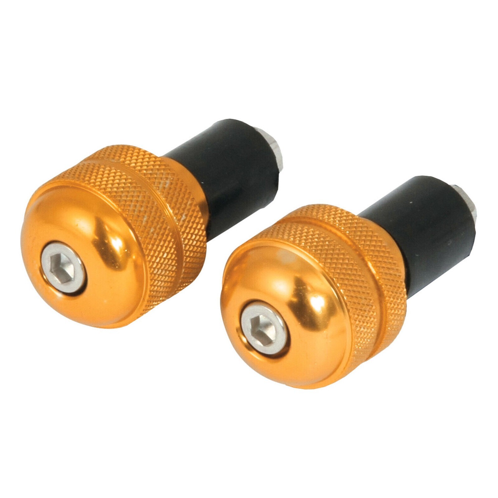MOTORCYCLE BAR ENDS UNIVERSAL ROUND 13mm GOLD