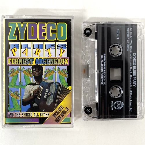 Fernest Arceneaux Zydeco Blues Party 1994 Cassette Tape New