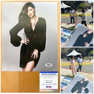 Katherine Schwarzenegger Pratt Signed 8x10 Photo Arnold Chris PROOF PSA COA