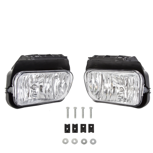 Pair Bumper Fog Lights Lamps Left+Right For Chevy Silverado Avalanche 2003-2006