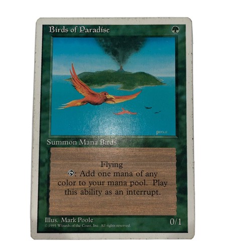 マジック：ザ・ギャザリング - BGS4 Birds of Paradise 2ED EN 2 CARDS birds of paradise mtg 7th Edition And 4th Edition