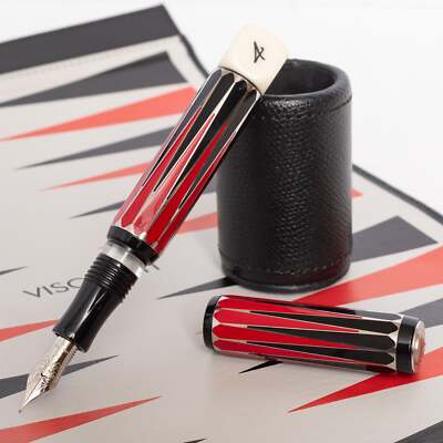 Visconti Backgammon Limited Edition Fountain Pen with Doubling Cube