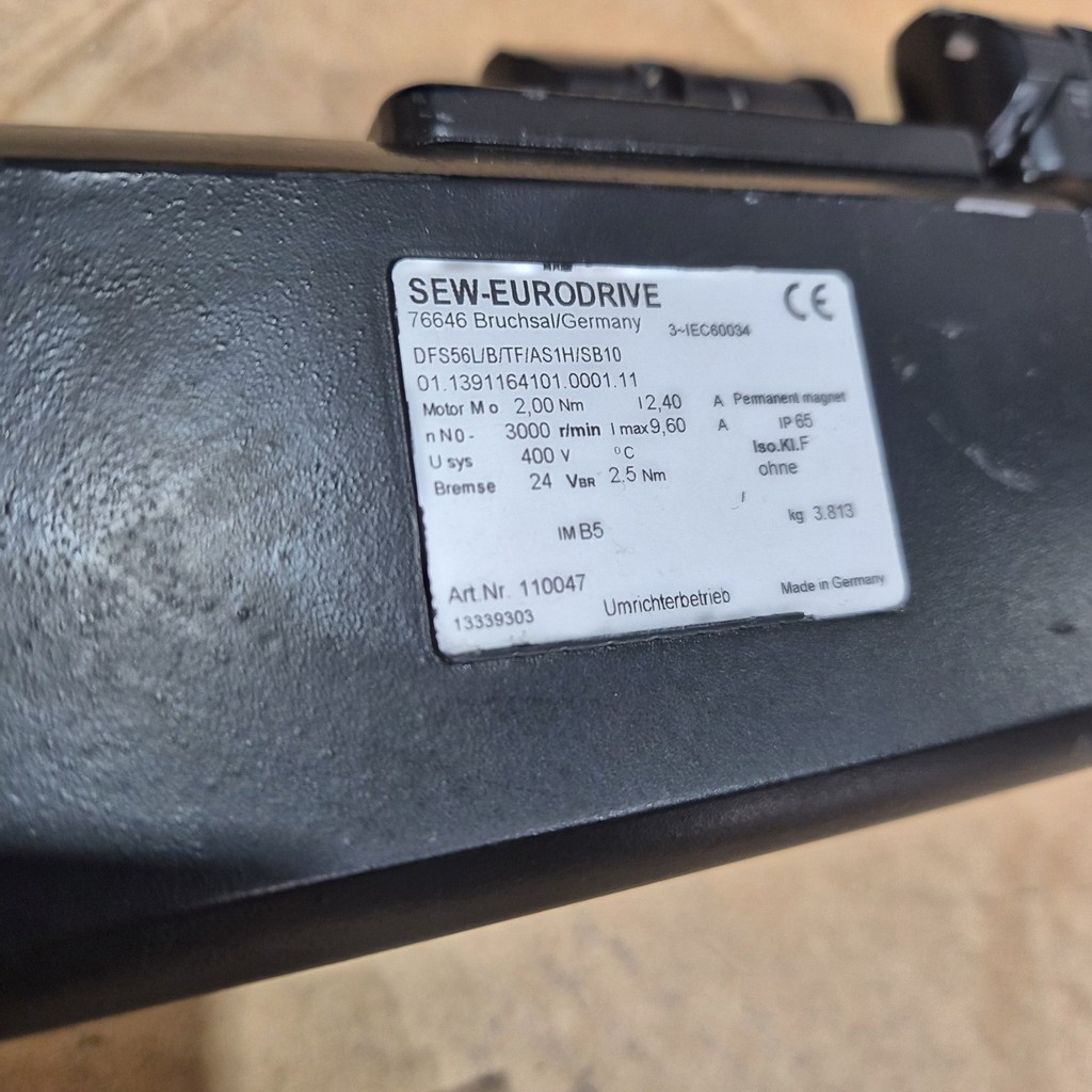 Sew Eurodrive DFS56L/B/TF/AS1H/SB10 110047 SERVO MOTOR — 4
