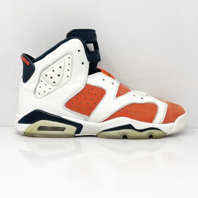 

Nike Boys Air Jordan 6 384665-145 Оранжевые баскетбольные кроссовки Кроссовки Размер 6Y, Оранжевый, Air Jordan 6