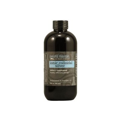 Peaceful Mountain Ionic Colloidal Silver - Natural silver supplement for immu...