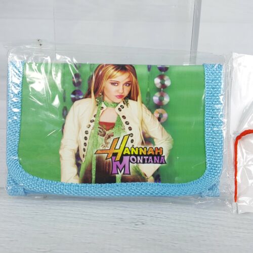 Hannah Montana Miley Cyrus Photo Trifold Wallet w/ Zipper & ID Card Window NEW