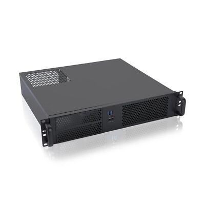 RackChoice 2U Micro ATX Compact Rackmount 2 x 5.25 Chassis Support ATX PS2 PS...