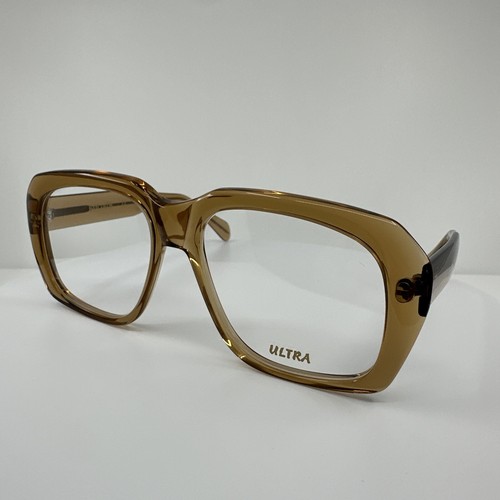 Pre-owned Goliath Ii Eyeglasses Ultra  2 C. Translucent Honey 62-20mm Holland In Clear Demo Lenses