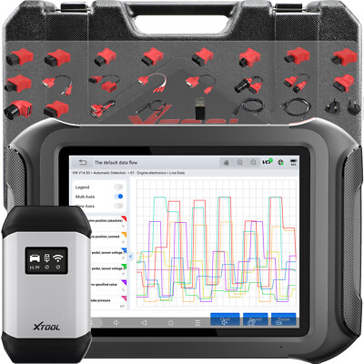 XTOOL D9S FCA AutoAuth Scanner Car Automotive Diagnostic Tool Topology Fast Scan