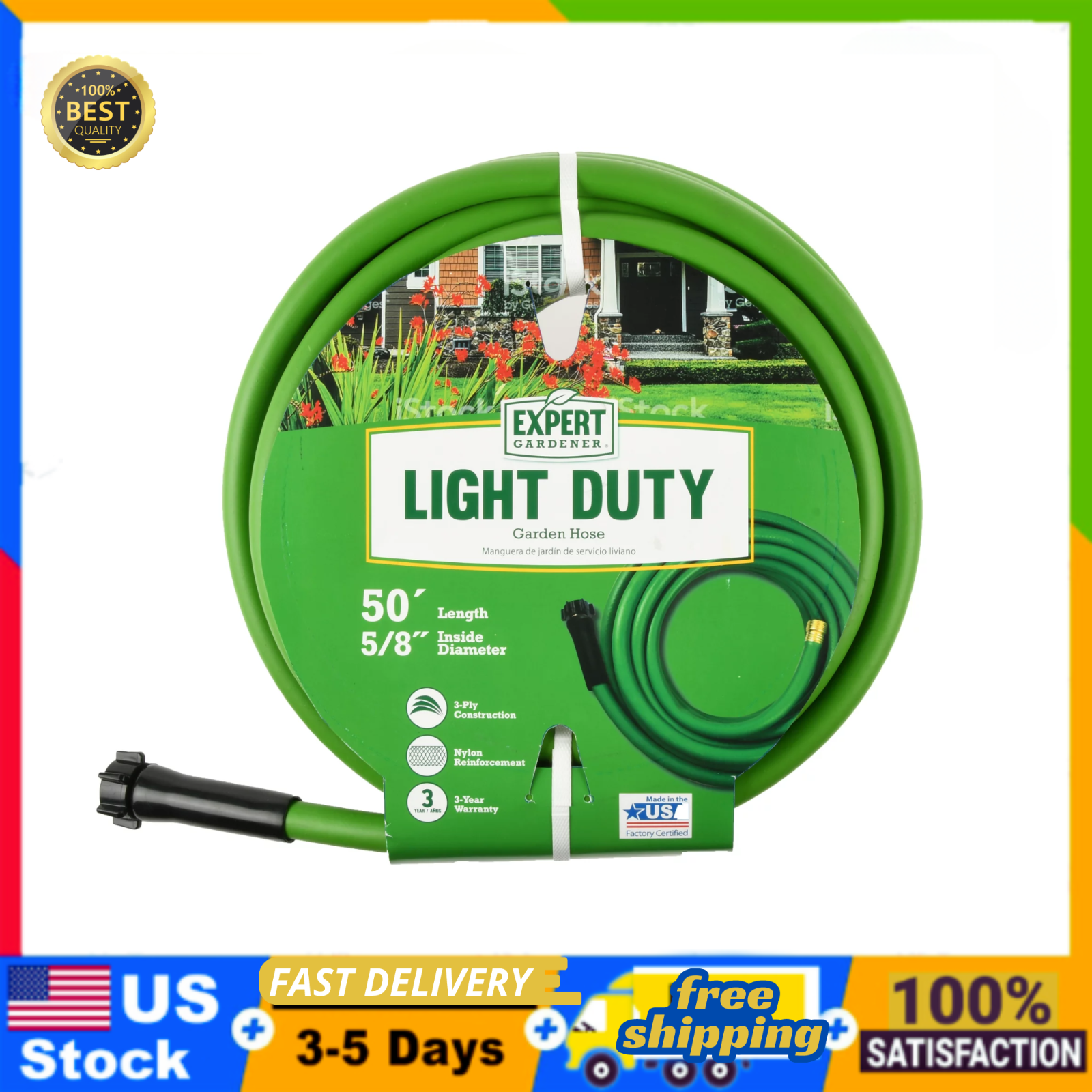 Expert Gardener Light Duty 5/8