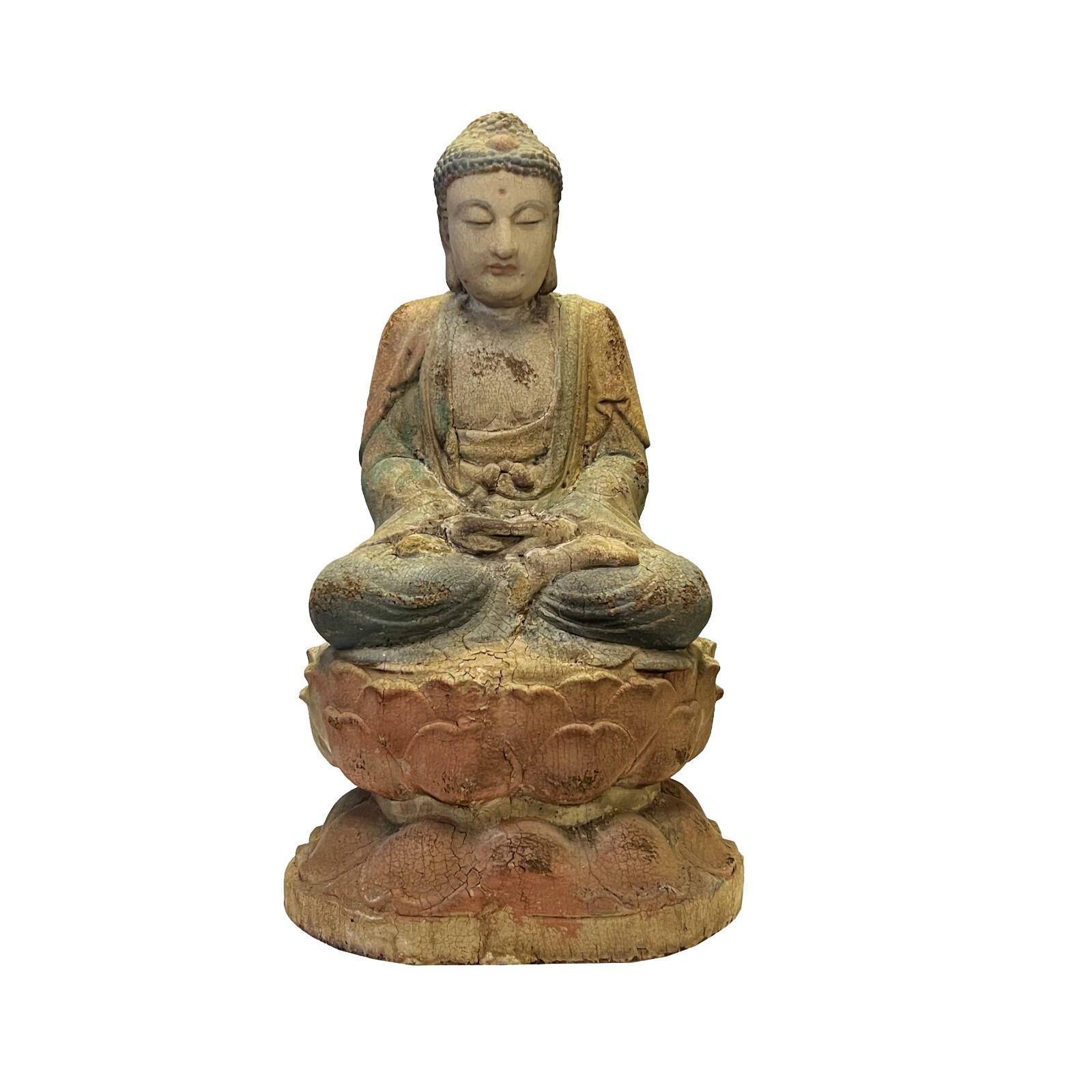 Rustic Wood Sitting Gautama Amitabha Shakyamuni Buddha Statue ws2737S Rustic Wood Sitting Gautama Amitabha Shakyamuni Buddha Statue ws2737S