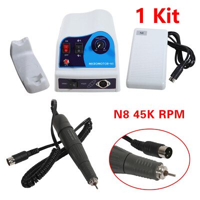 Dental Lab Marathon Micromotor + 45K RPM Polishing Handpiece Polisher Unit N8