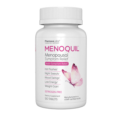 Menoquil Menopause Symptom Relief | Natural, Safe Formula | 120 Tablets