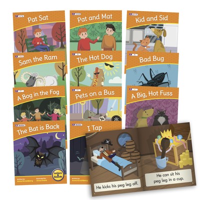 Junior Learning Letters & Sounds Phase 2 Set 2 Fiction Educational Learning Set