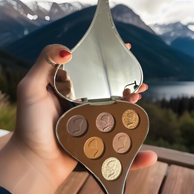 Glamlite-Hershey s Kisses Milk Chocolate Eyeshadow Palette. 6 Colors!