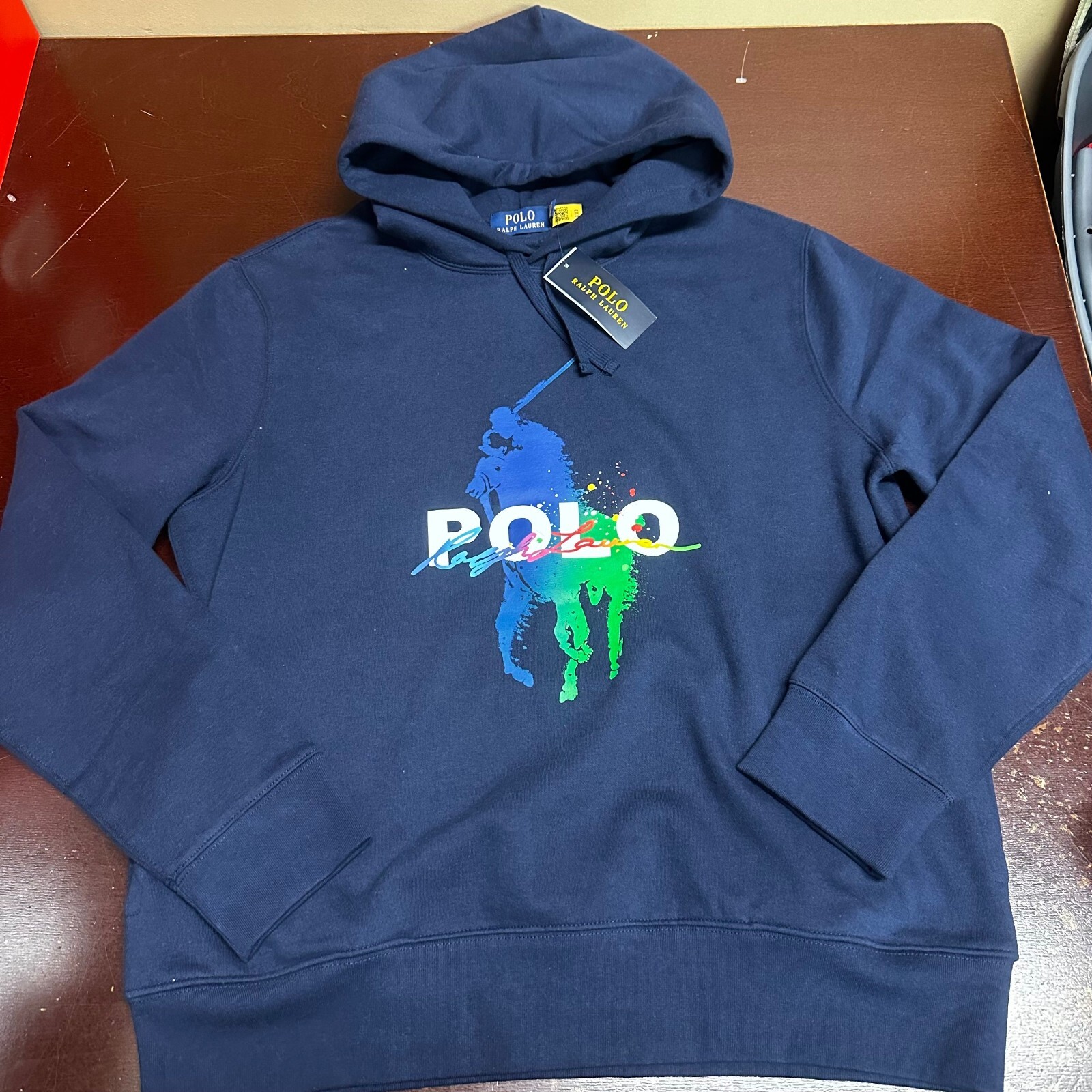 Polo Ralph Lauren Mens Navy Graphic Classics Long Sleeve