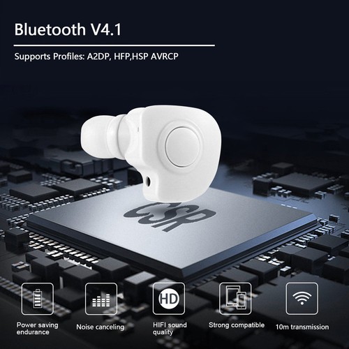 Bluetooth Headset Stereo Earphone Car Earphone Handfree Call for iOS Android