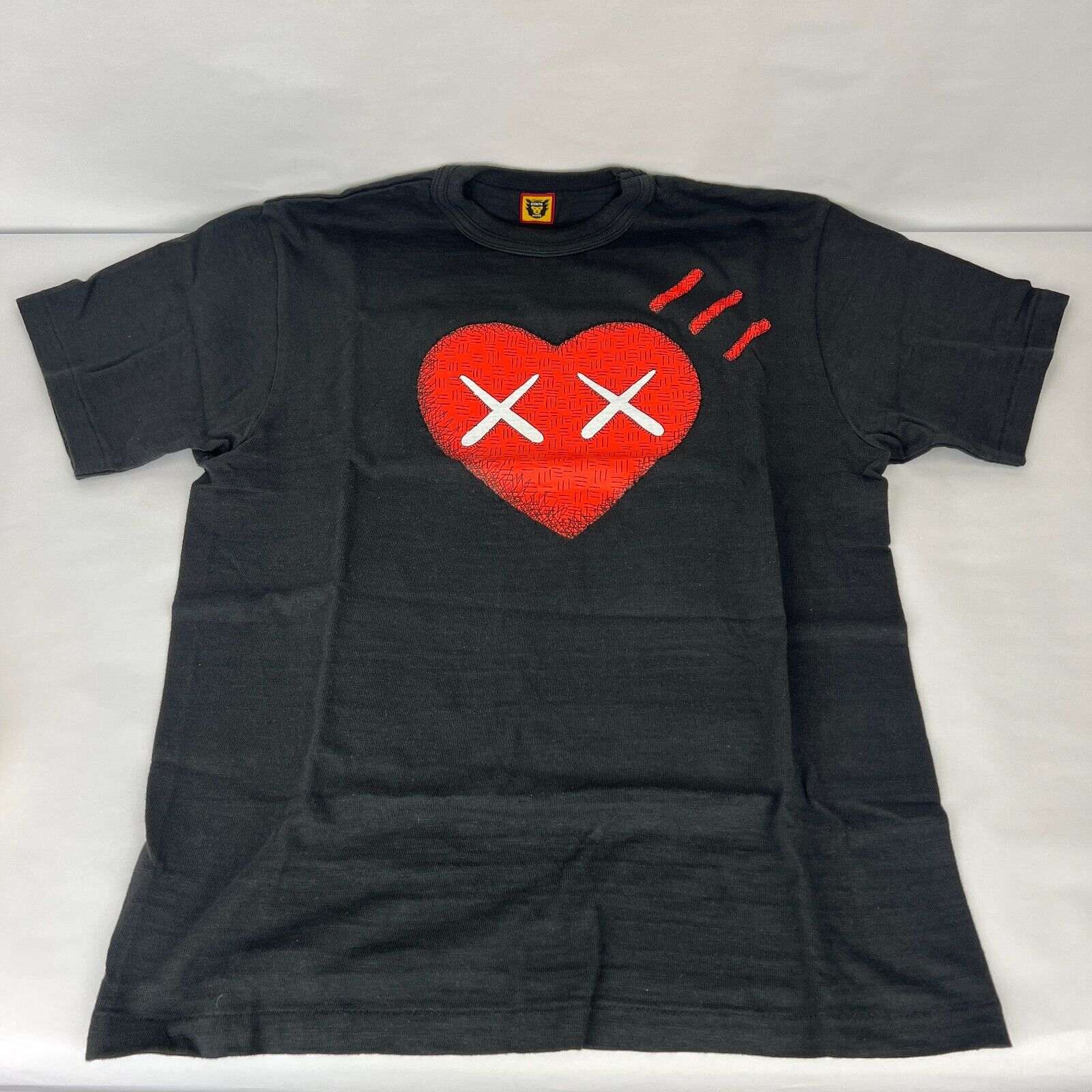 KAWS x Human Made #6 Tee Shirt - Size Medium Men's - Black w KAWS x Human Made #6 Tee Shirt - Size Medium Men's - Black w