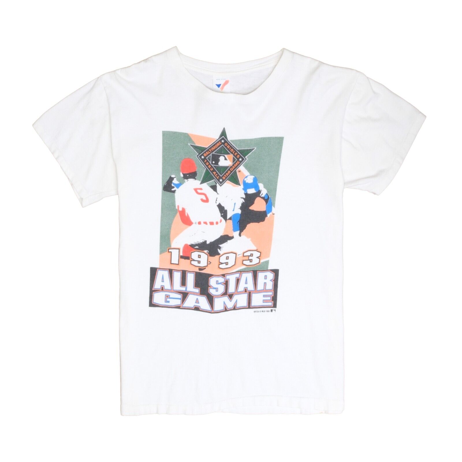 Vintage Baltimore All Star Game T-Shirt Size Large White Vintage Baltimore All Star Game T-Shirt Size Large White