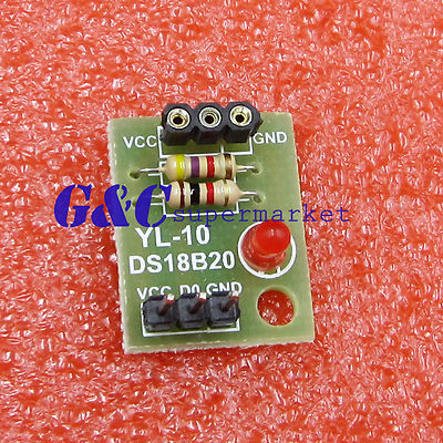 2pcs DS18B20 Temperature Sensor Shield Module without Chip DS18B20 good Quality