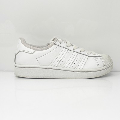 Adidas Boys Superstar EF5395 Белая повседневная обувь Кроссовки Размер 12K